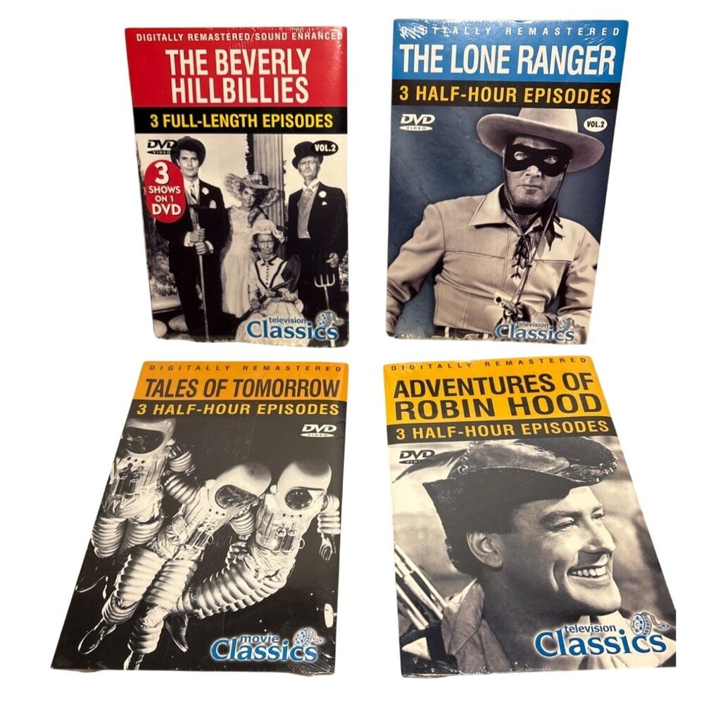 Digitally Remastered TV Classics DVD Collection Lot Hillbillies Lone Ranger More